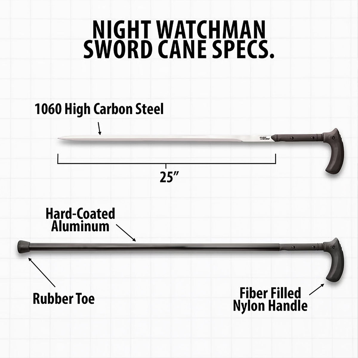 Stealth Tactical Sword Cane: Superior Carbon Steel Blade Sword Canes - Tophatter Daily Deals