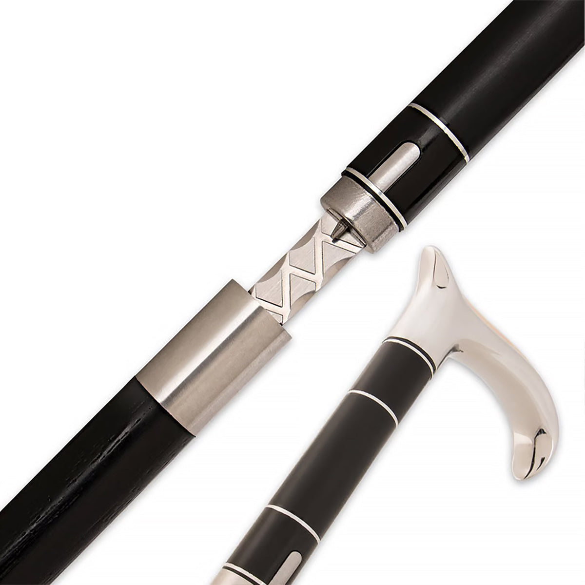Antique Style Fritz Handle Sword Cane: Custom File Blade Design Sword Canes - Tophatter Daily Deals