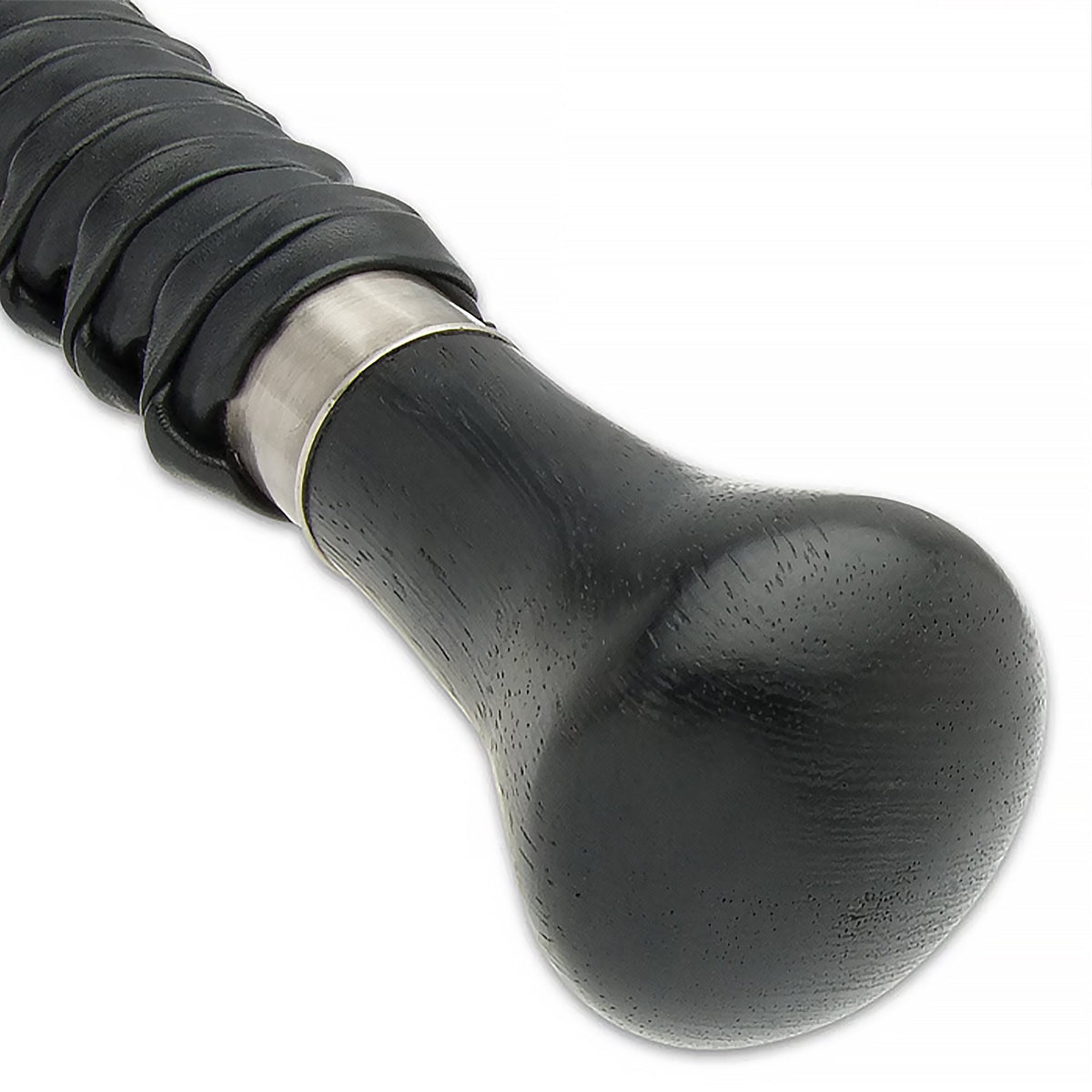 Shikoto Shinshi Sword Cane: High Carbon Steel, Leather-Wrapped Grip Sword Canes - Tophatter Daily Deals