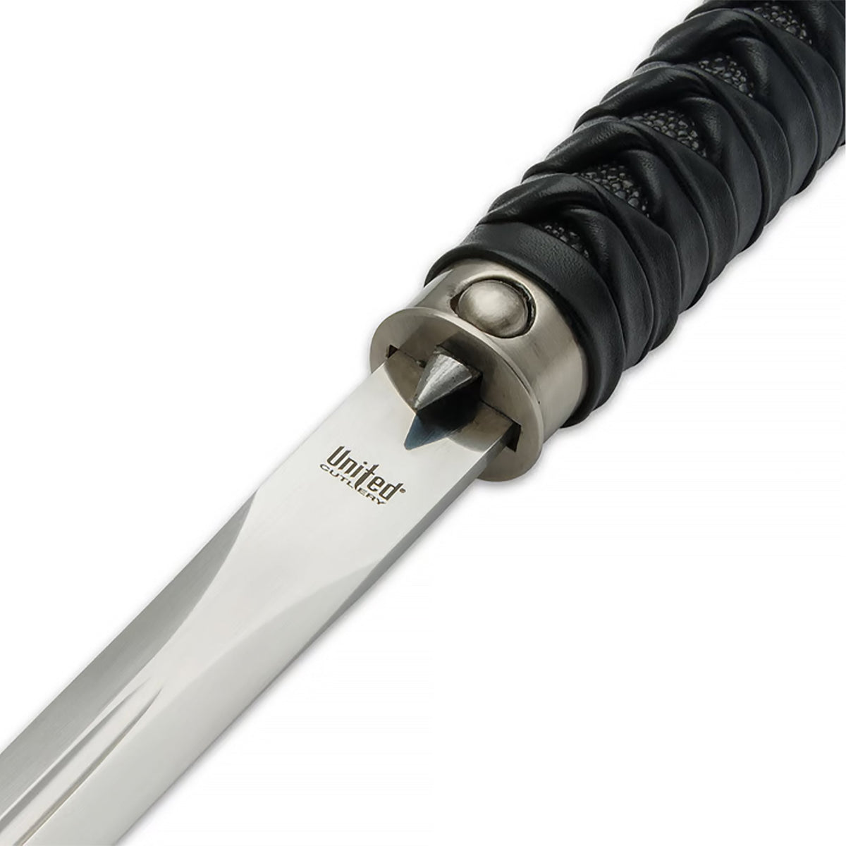 Shikoto Shinshi Sword Cane: High Carbon Steel, Leather-Wrapped Grip Sword Canes - Tophatter Daily Deals