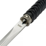 Shikoto Shinshi Sword Cane: High Carbon Steel, Leather-Wrapped Grip Sword Canes - Tophatter Daily Deals