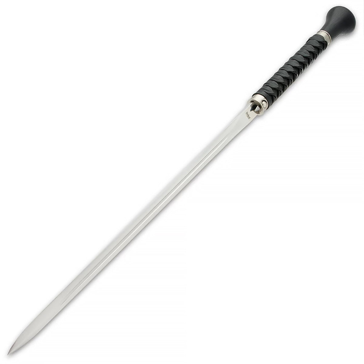 Shikoto Shinshi Sword Cane: High Carbon Steel, Leather-Wrapped Grip Sword Canes - Tophatter Daily Deals