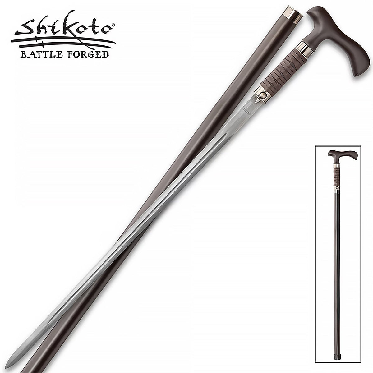 Gentleman's Sword Cane : Shikoto Rurousha's Stealth Protection Sword Canes - Tophatter Daily Deals
