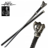 Kit Rae Black Vorthelok: Elegantly Forged Sword Cane Sword Canes - Tophatter Daily Deals