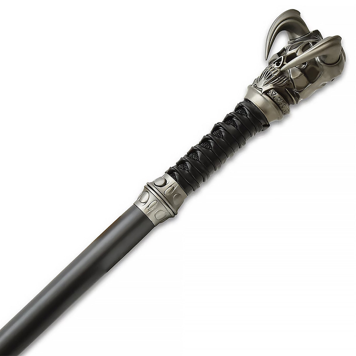 Kit Rae Black Vorthelok: Elegantly Forged Sword Cane Sword Canes - Tophatter Daily Deals