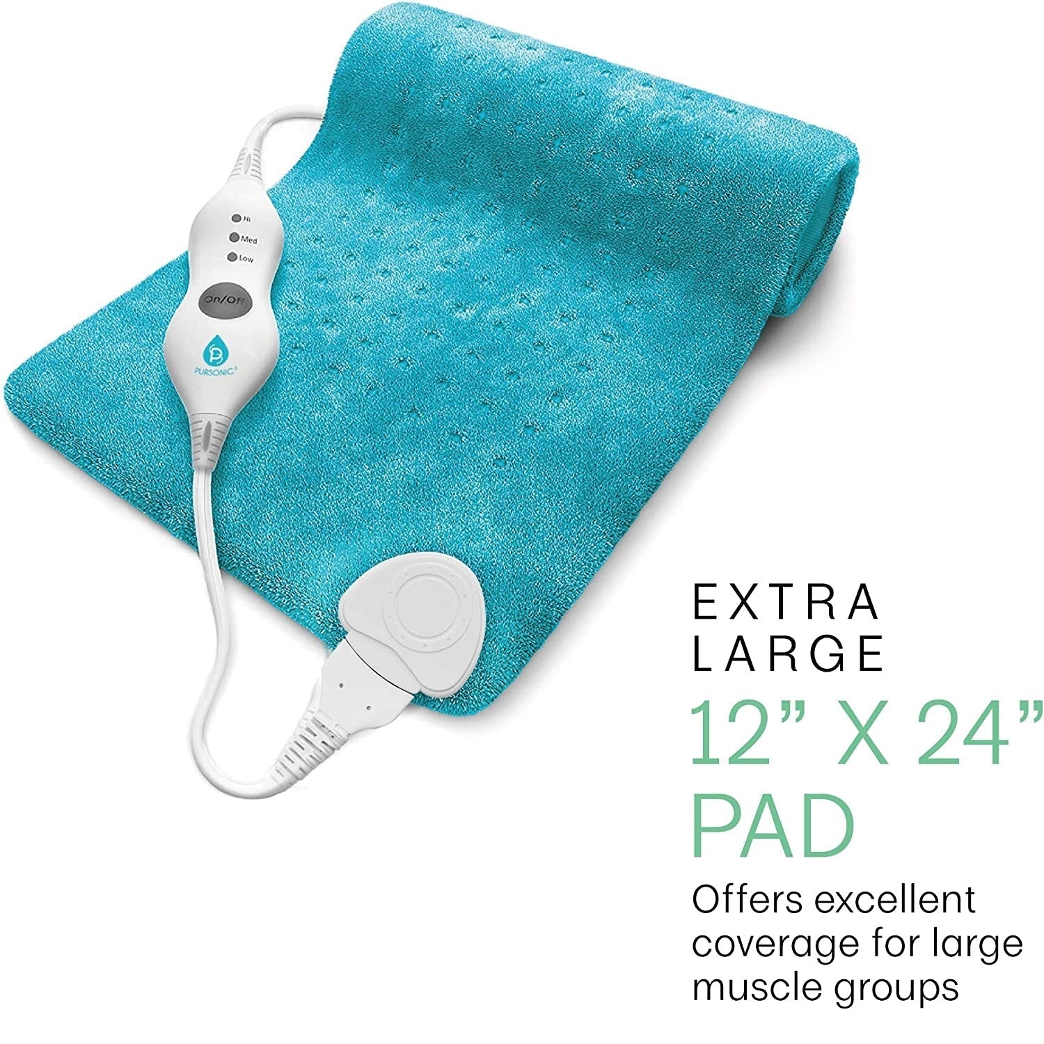 Pursonic Electric Heating Pad Massagers & Wraps - Tophatter Daily Deals