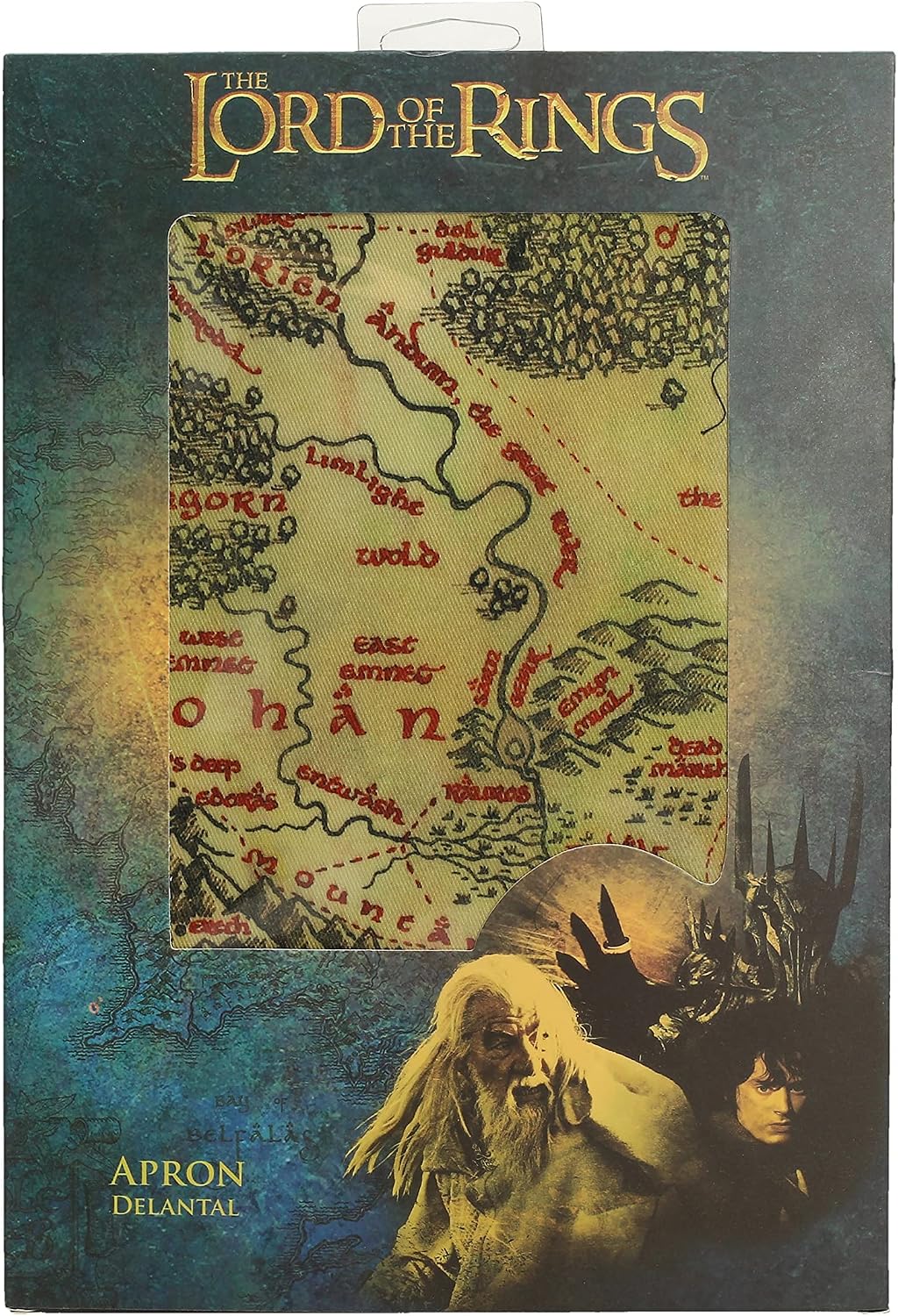 The Lord of the Rings – Map of Middle-earth Apron Apron - Tophatter Daily Deals