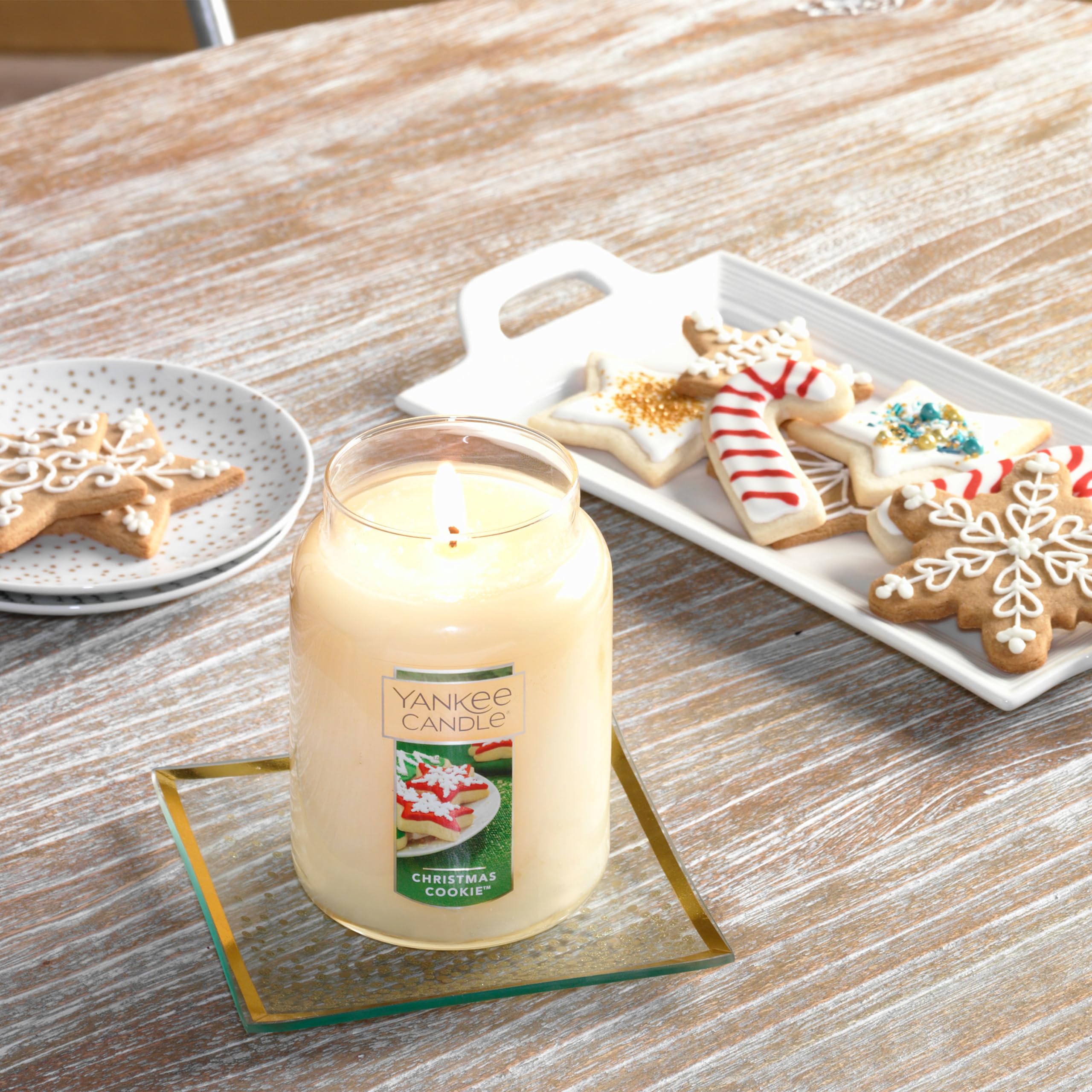 Yankee Candle Christmas Cookie Scented Candles - Tophatter Daily Deals