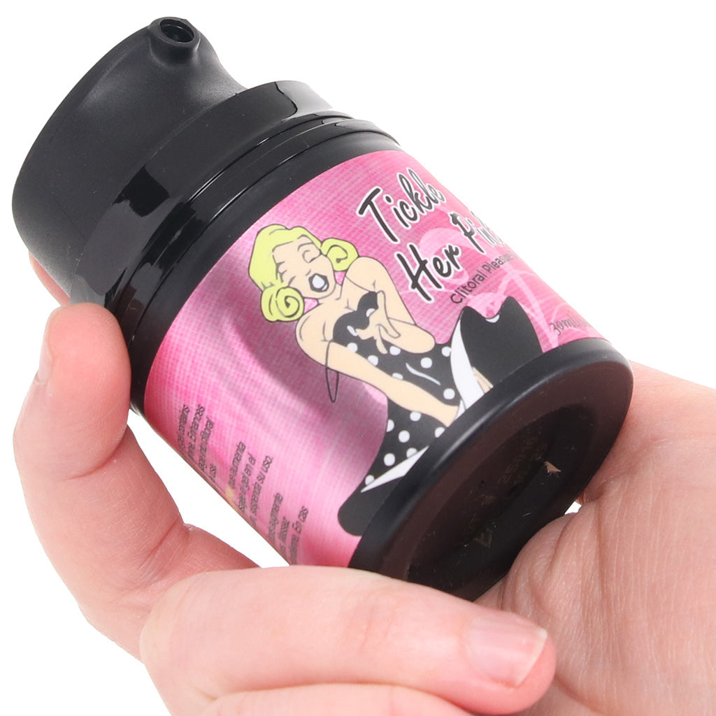Tickle Her Pink Clitoral Pleasure Gel Pump in 1oz/30ml Lubes and Lotions > Sexual Stimulants - Tophatter Daily Deals