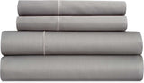 Bibb Home 1000TC Cotton Rich 4-Piece Sheet Set Silver Bedding - Tophatter Daily Deals