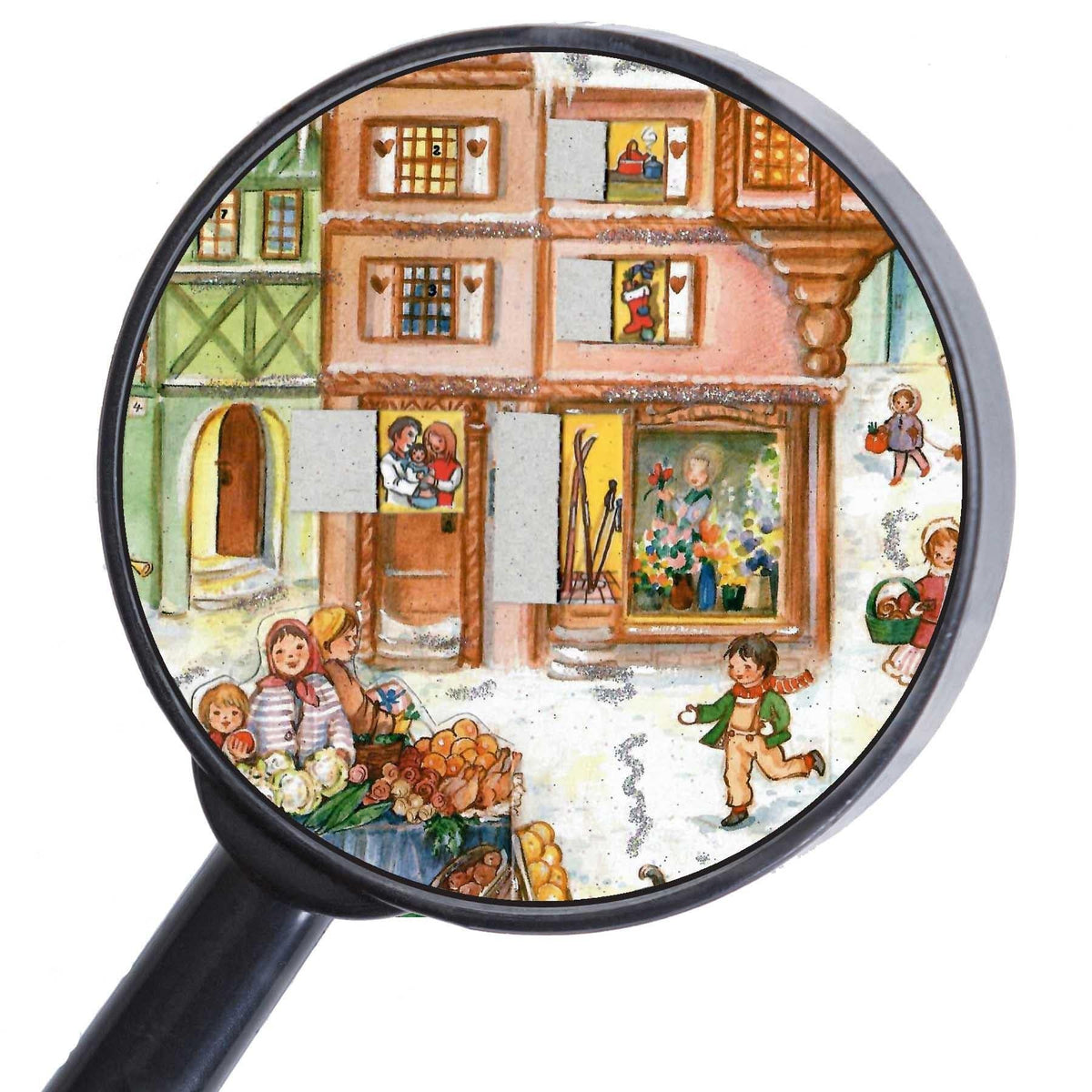 Marketplace Christmas Advent Calendar | Traditional Picture Advent Calendar Advent Calendar - Tophatter Daily Deals