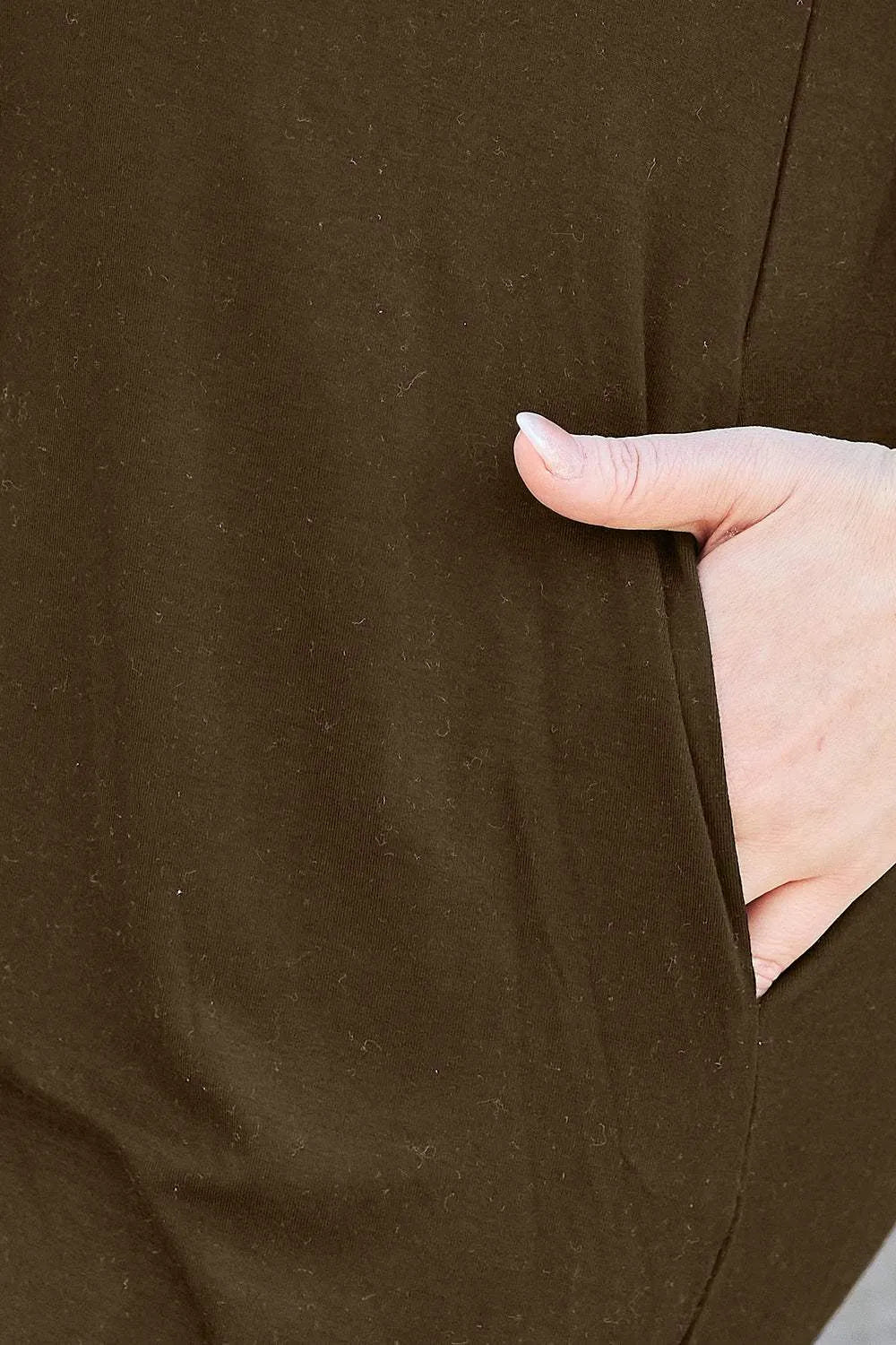 Basic Bae Full Size Round Neck Short Sleeve Dress with Pockets Casual Dresses - Tophatter Daily Deals