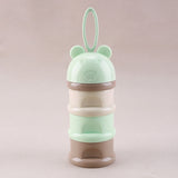 3 Layer Frog Style Portable Baby Food Storage Box Essential Cereal Cartoon Milk Powder Boxes Toddle Kids Formula Milk Container Green 0 - Tophatter Daily Deals