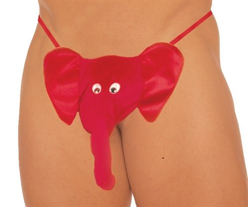 Mr. Peanuts Exotic Red Elephant G-String – Lingerie > Clothes > Mens G-Strings - Tophatter Daily Deals