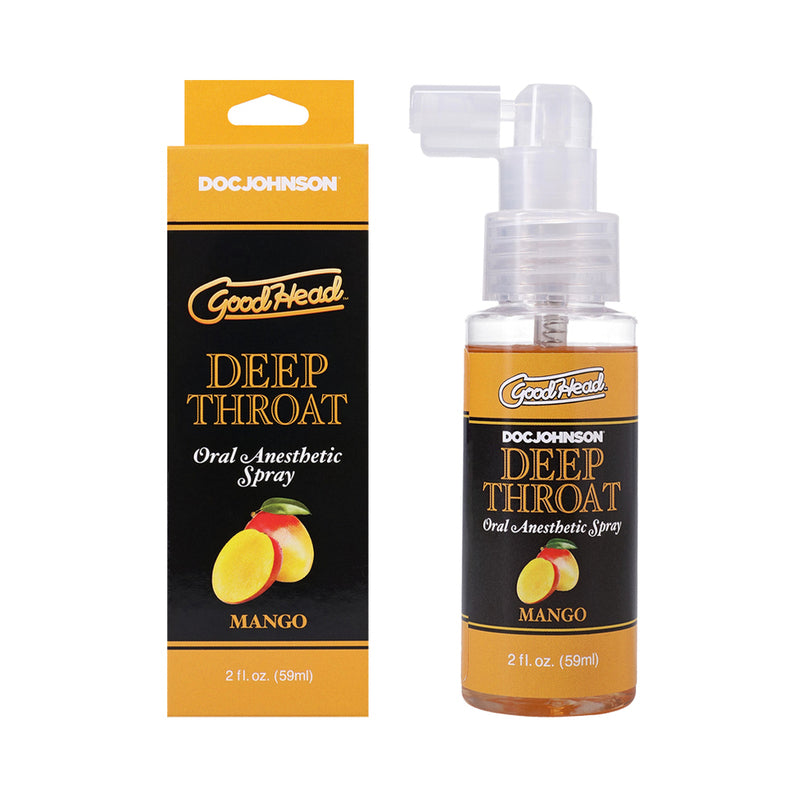 GoodHead Deep Throat Spray Mango 2 oz. - Tophatter Daily Deals