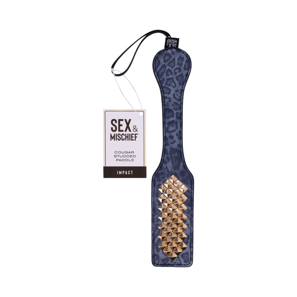 Sportsheets Sex & Mischief Cougar Studded Paddle - Tophatter Daily Deals
