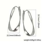 925 Silver Hypoallergenic Elegant Retro Style Earrings Earrings - Tophatter Daily Deals