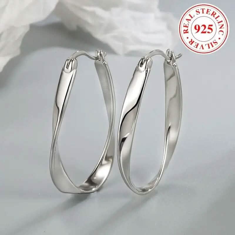 925 Silver Hypoallergenic Elegant Retro Style Earrings Earrings - Tophatter Daily Deals