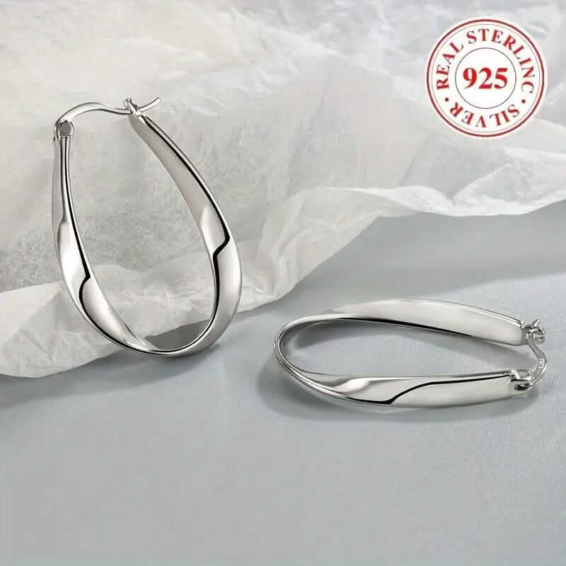 925 Silver Hypoallergenic Elegant Retro Style Earrings Earrings - Tophatter Daily Deals