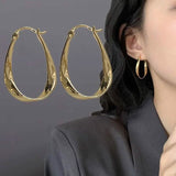 925 Silver Hypoallergenic Elegant Retro Style Earrings Gold Earrings - Tophatter Daily Deals