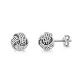 925 Silver Love Nut Stud Earrings Earrings - Tophatter Daily Deals