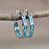 925 Sterling Silver Circular Hoop Earrings Earrings - Tophatter Daily Deals