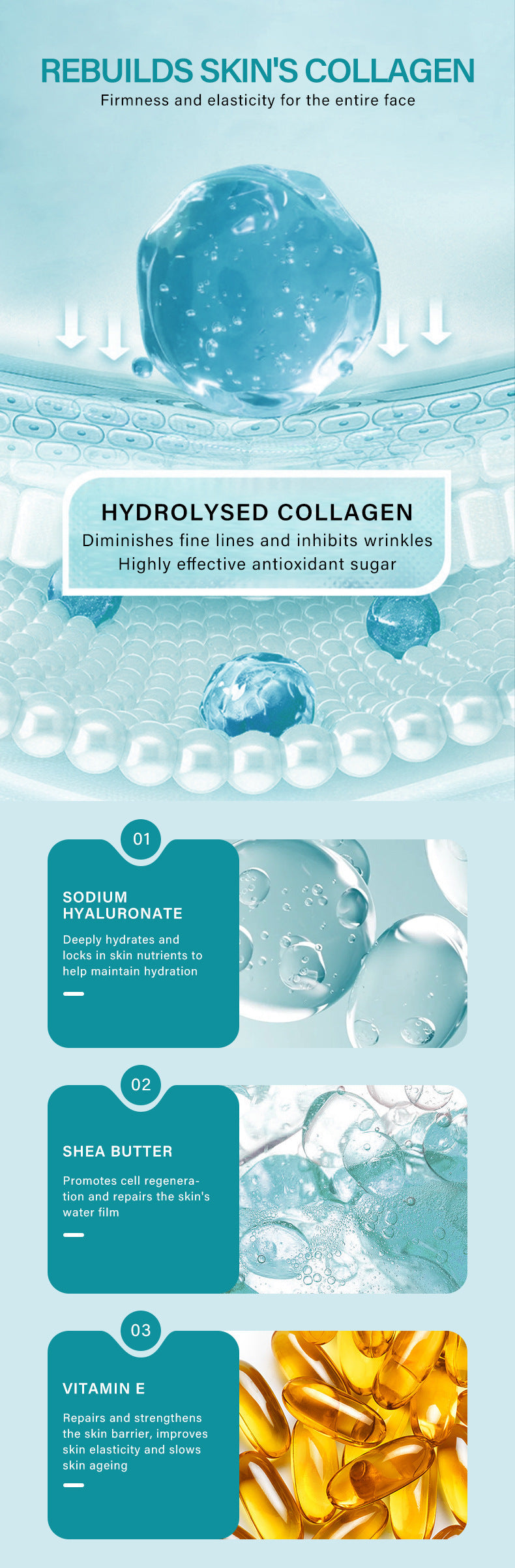 Anti-Wrinkle Face Cream Containing Hyaluronic Acid Hydrating High Moisturizing Fade French 0 - Tophatter Daily Deals