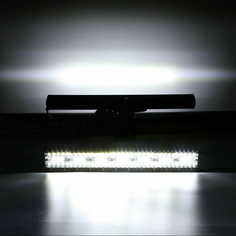 Automotive LED Strip Lights Three-row Work Light Off-road Vehicle Top Light 0 - Tophatter Daily Deals