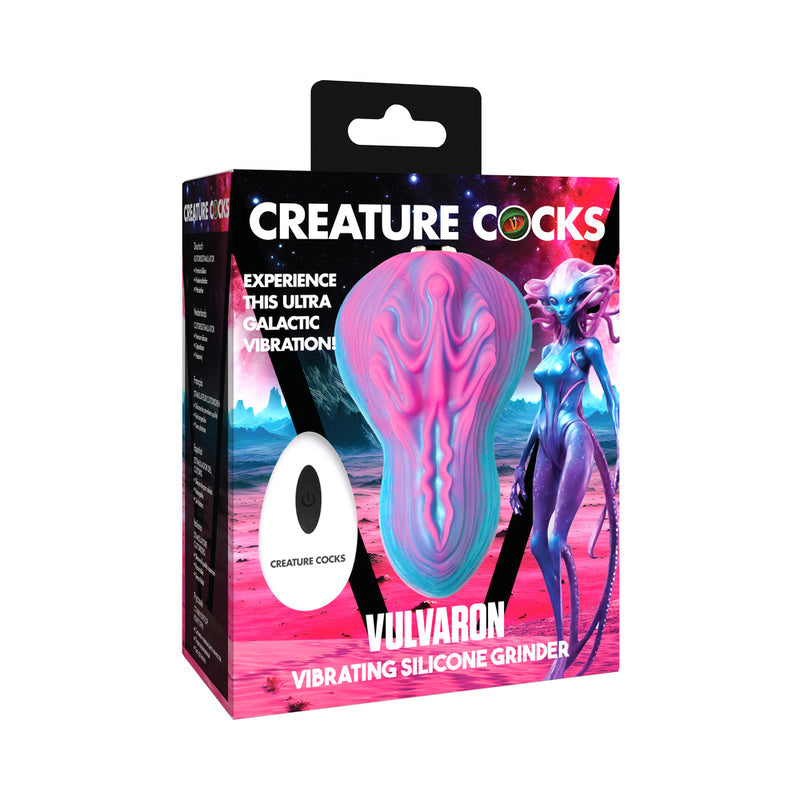 Creature Cocks Vulvaron Vibrating Silicone Grinder with Remote Control - Tophatter Daily Deals
