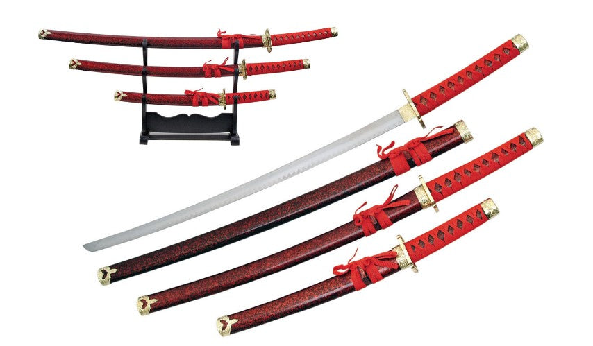 RUBY MARBLE SWORD SET - Tophatter Daily Deals
