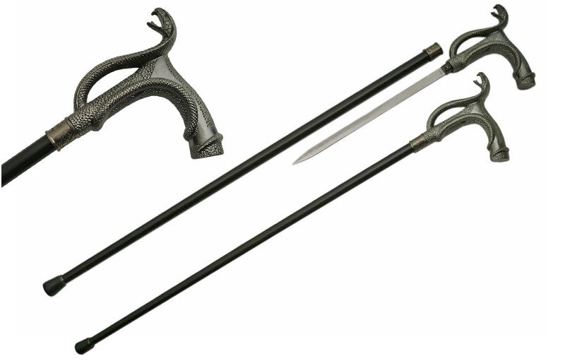 36.5" SERPENT SWORD CANE - Tophatter Daily Deals