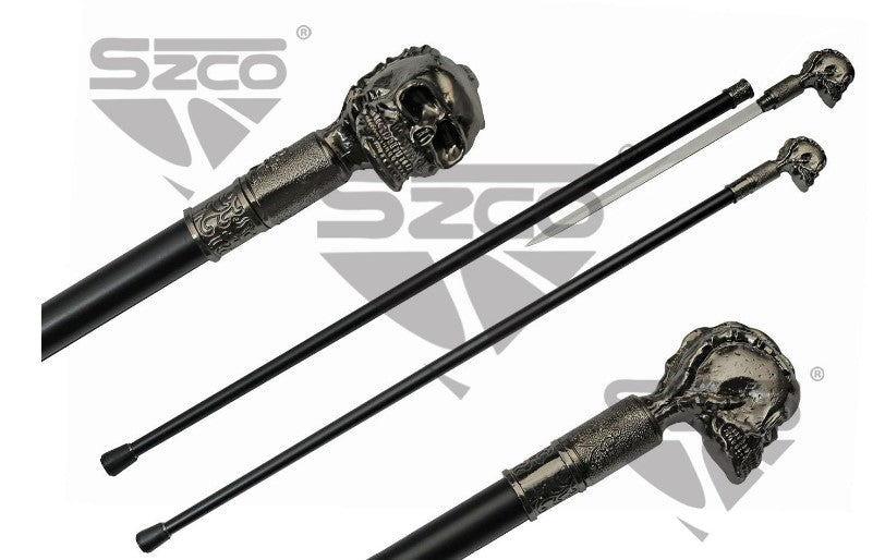 GRAVE HAND SKULL CANE - Tophatter Daily Deals