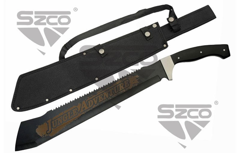 SAW BACK JUNGLE MACHETE - Tophatter Daily Deals