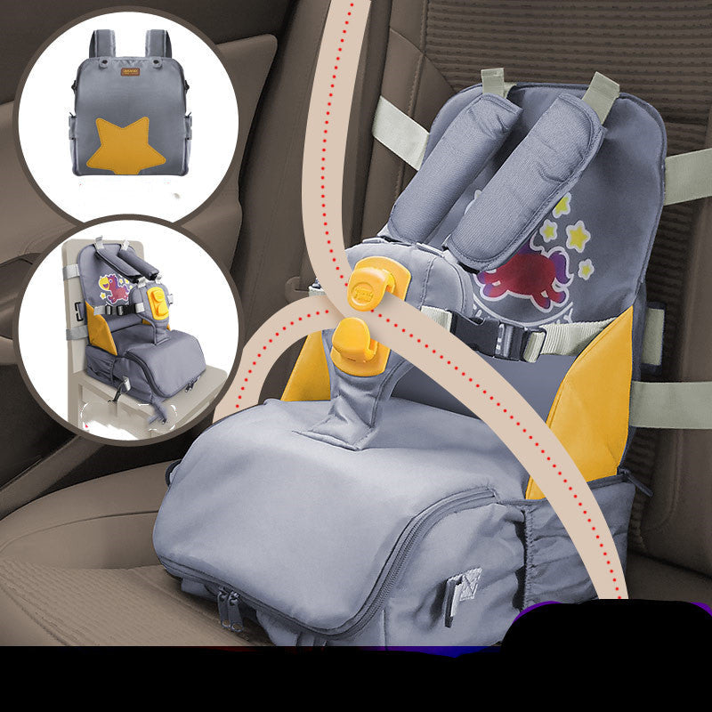 Baby eating seat Grey 0 - Tophatter Daily Deals