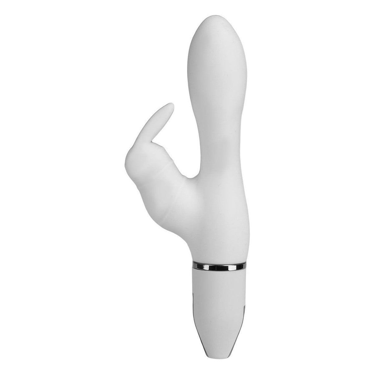 Crazy Performer Smooth Rabbit Vibrator 7" in White Clitoral G-Spot Vibrator - Tophatter Daily Deals