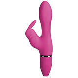 Crazy Performer Smooth Rabbit Vibrator 7" in Pink Clitoral G-Spot Vibrator - Tophatter Daily Deals