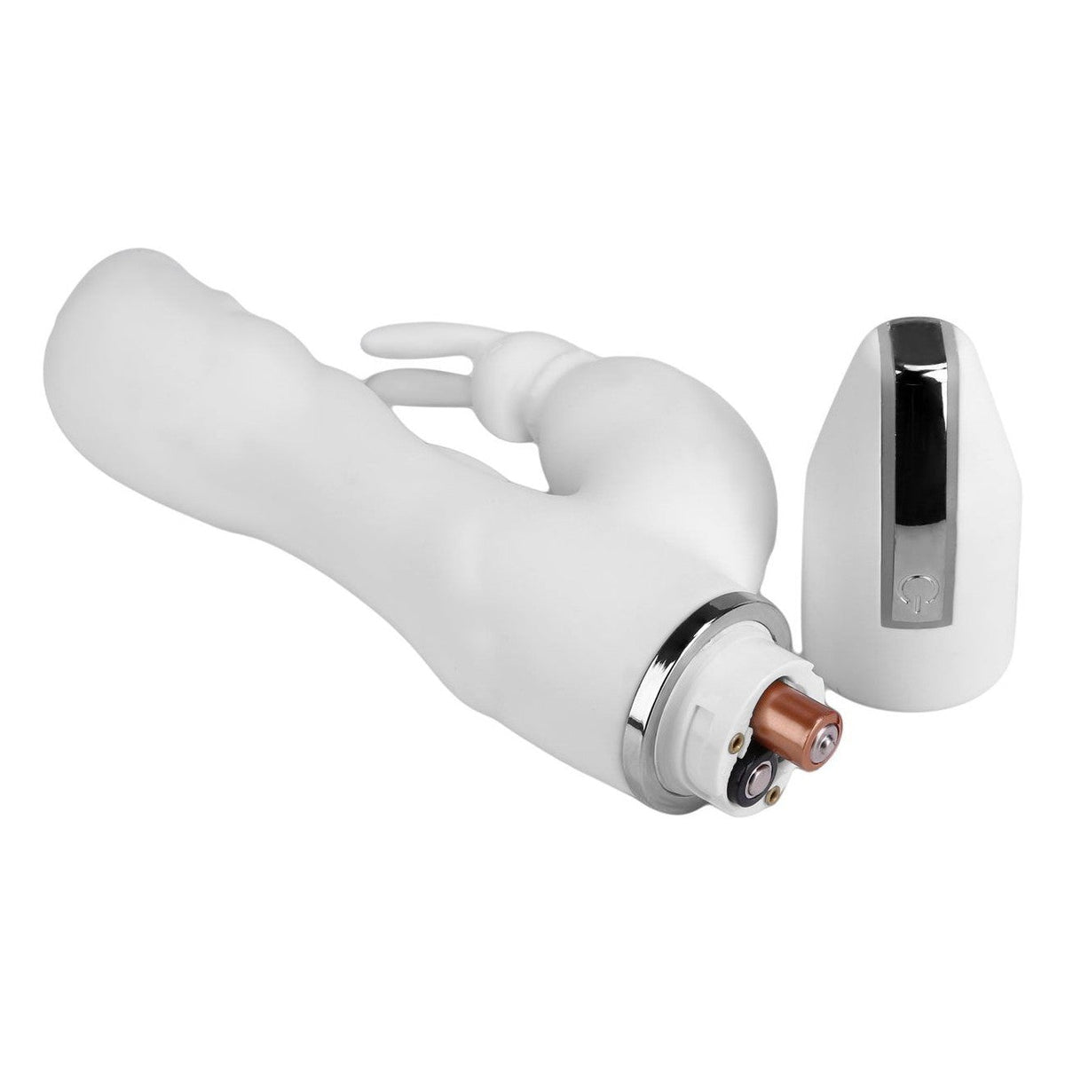 Crazy Performer Ripple Rabbit Vibrator 7" in White Clitoral G-Spot Vibrator - Tophatter Daily Deals