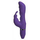 Crazy Performer Ripple Rabbit Vibrator 7" in Purple Clitoral G-Spot Vibrator - Tophatter Daily Deals