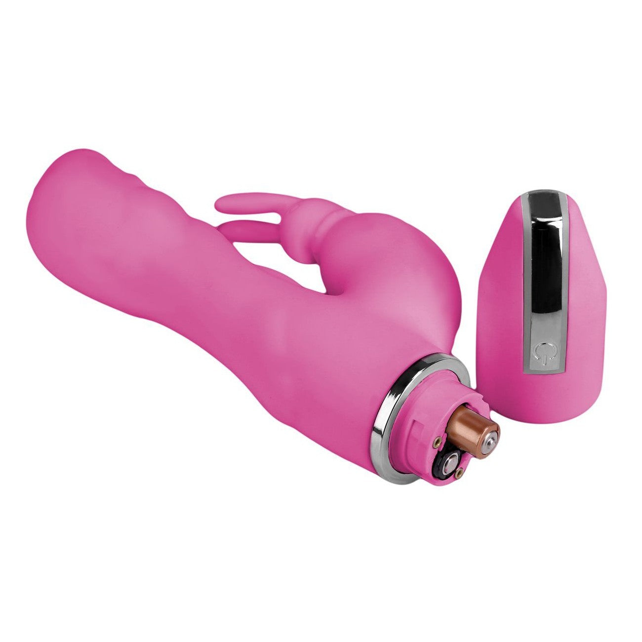 Crazy Performer Ripple Rabbit Vibrator 7" in Pink Clitoral G-Spot Vibrator - Tophatter Daily Deals