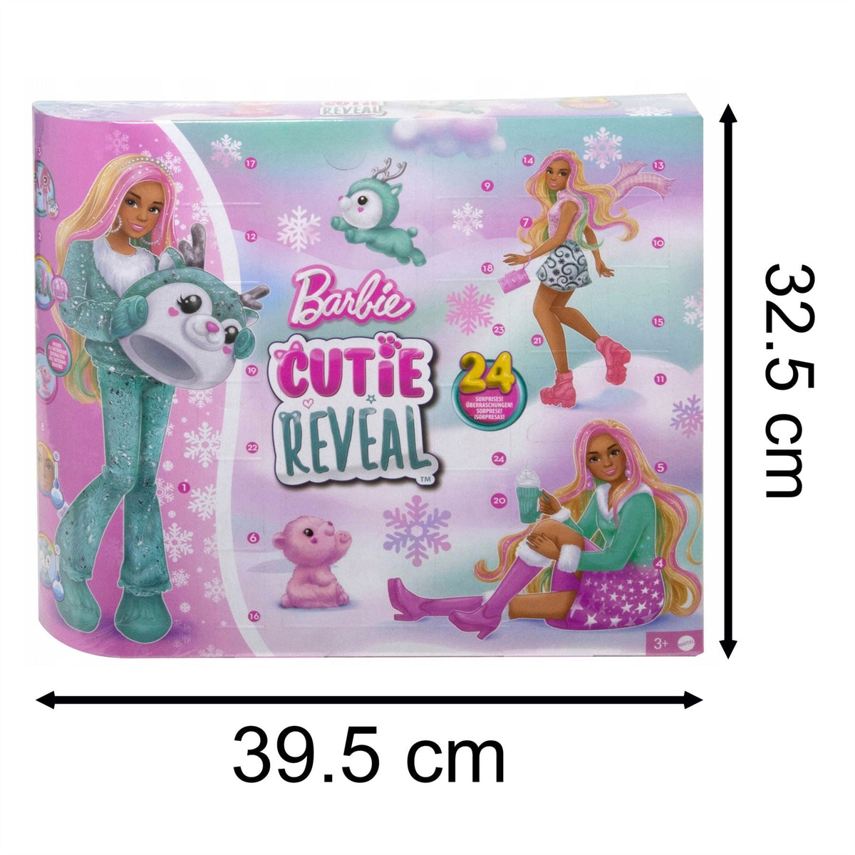 Barbie Cutie Reveal Christmas Advent Calendar | Barbie Doll Kids Advent Calendar Advent Calendar - Tophatter Daily Deals