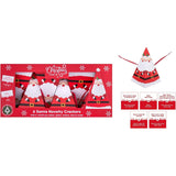 Set of 6 Santa Crackers with Would You Rather Game | Novelty Christmas Crackers Christmas Cracker - Tophatter Daily Deals