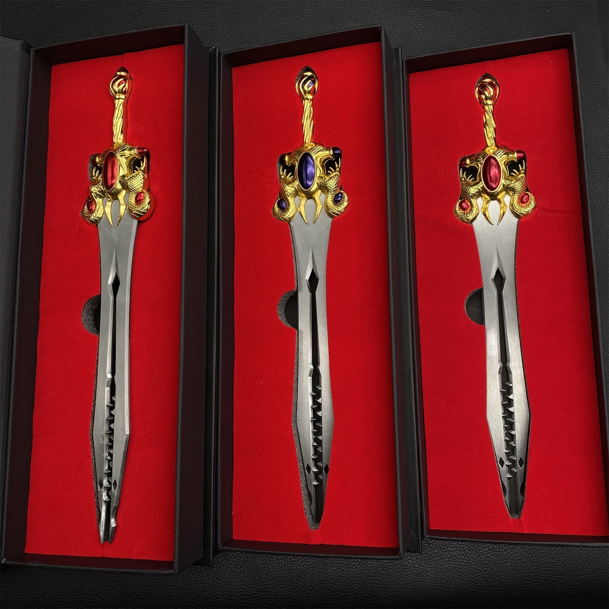 Dawnfang/Duskfang Sword Metal Replica 3 Options 3 Swords - Tophatter Daily Deals