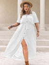 Plus Size Round Neck Half Sleeve Dress Casual Dresses - Tophatter Daily Deals