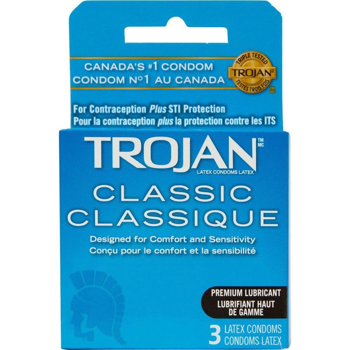 Trojan Classic Latex Condoms in 3 Pack Condoms - Tophatter Daily Deals
