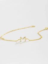 L To P Zircon 925 Sterling Silver Bracelet Bracelets - Tophatter Daily Deals