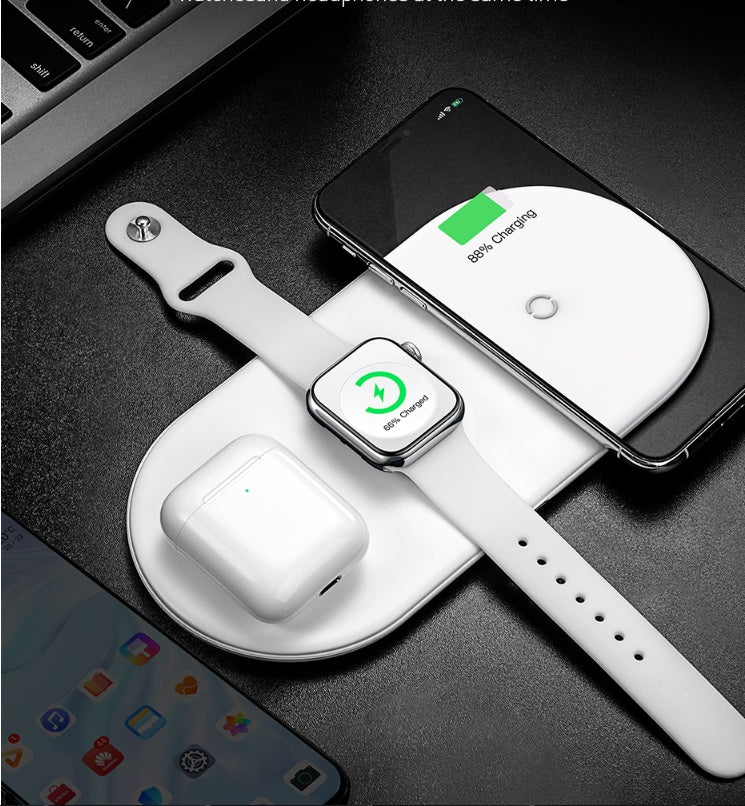 3-in-1 wireless charging 0 - Tophatter Daily Deals