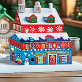 Santa’s North Pole Workshop Pop-Up Advent Calendar, 3D Christmas Advent Calendar Advent Calendar - Tophatter Daily Deals