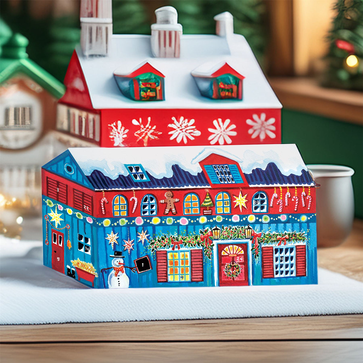Santa’s North Pole Workshop Pop-Up Advent Calendar, 3D Christmas Advent Calendar Advent Calendar - Tophatter Daily Deals