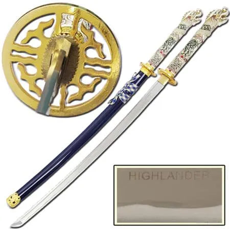 Handmade Highlander Connor Full Tang MacLeod Katana Sword - Tophatter Daily Deals