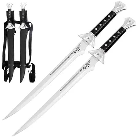 2-PC Drizzt Do'Urden Icingdeath-Twinkle Sword Set - Tophatter Daily Deals